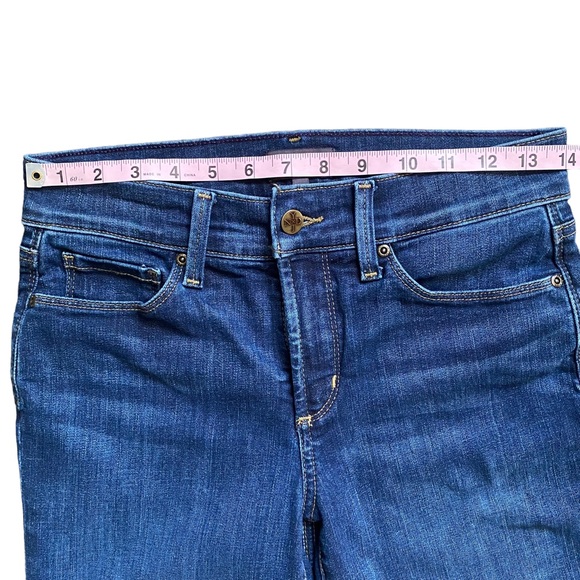 NYDJ Marilyn Crop Cuffed Bezel Wash Jeans Size 2 - Picture 13 of 16